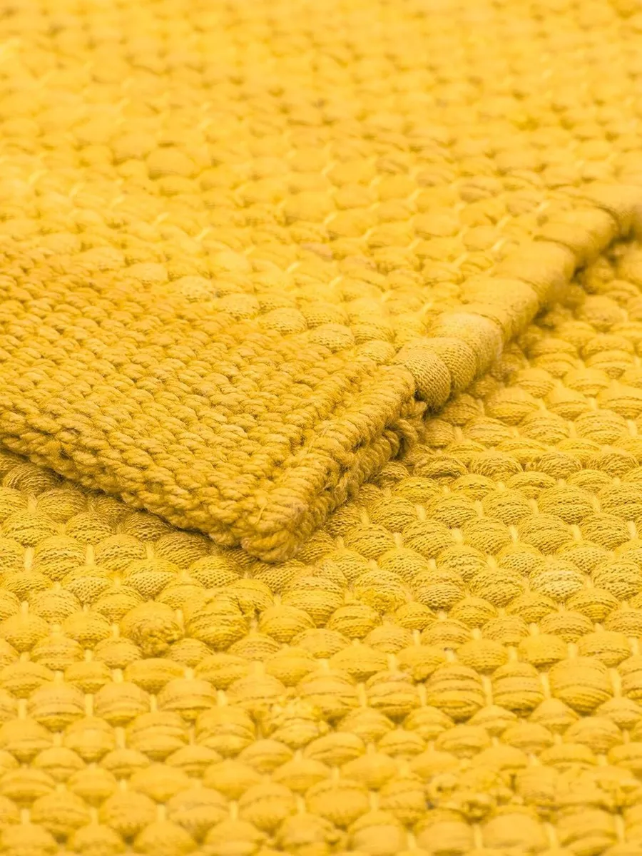 Cotton Rug Raincoat Yellow 170 x 240 cm - Image 3