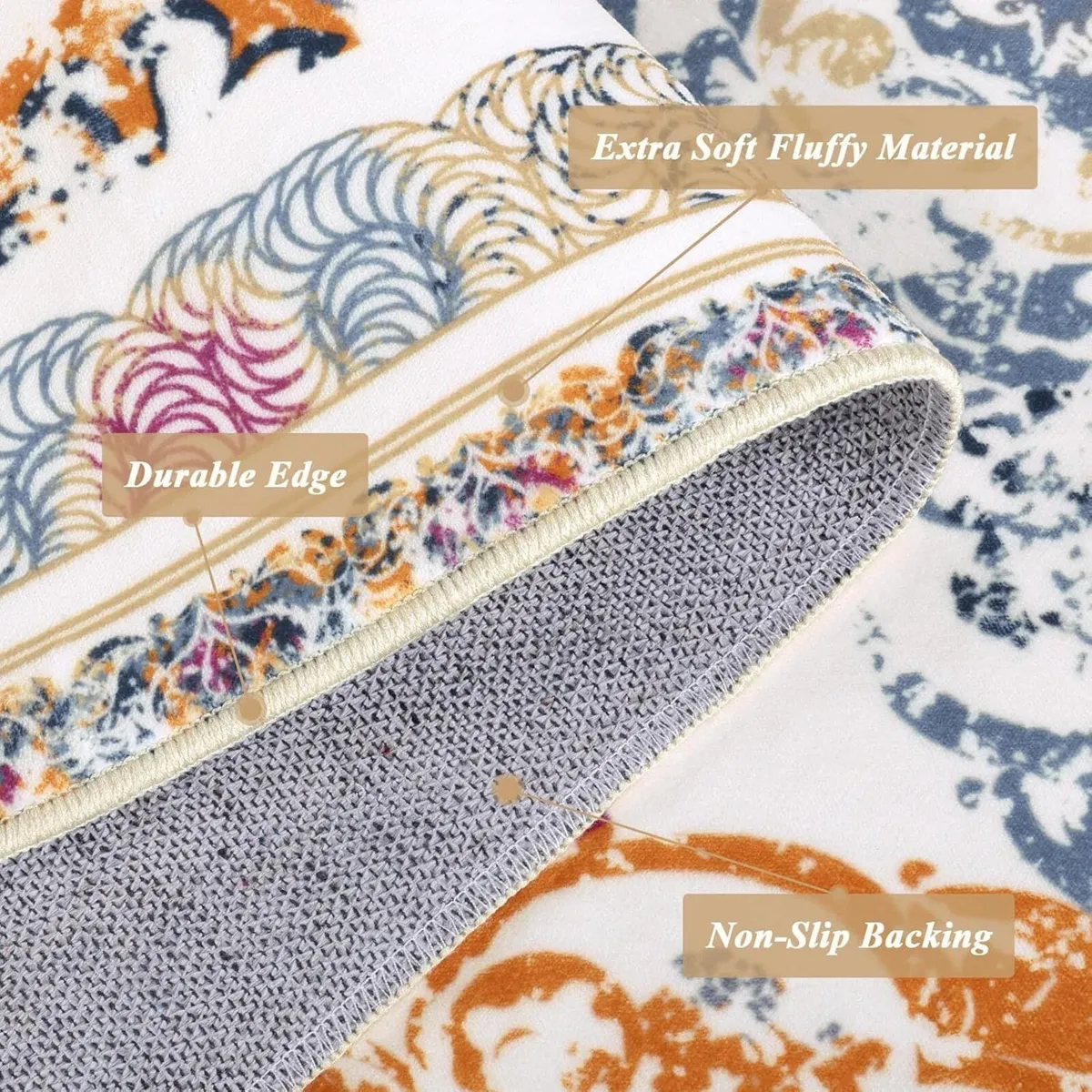 Large Rugs for Living Room 160 x 230cm Vintage - Image 3