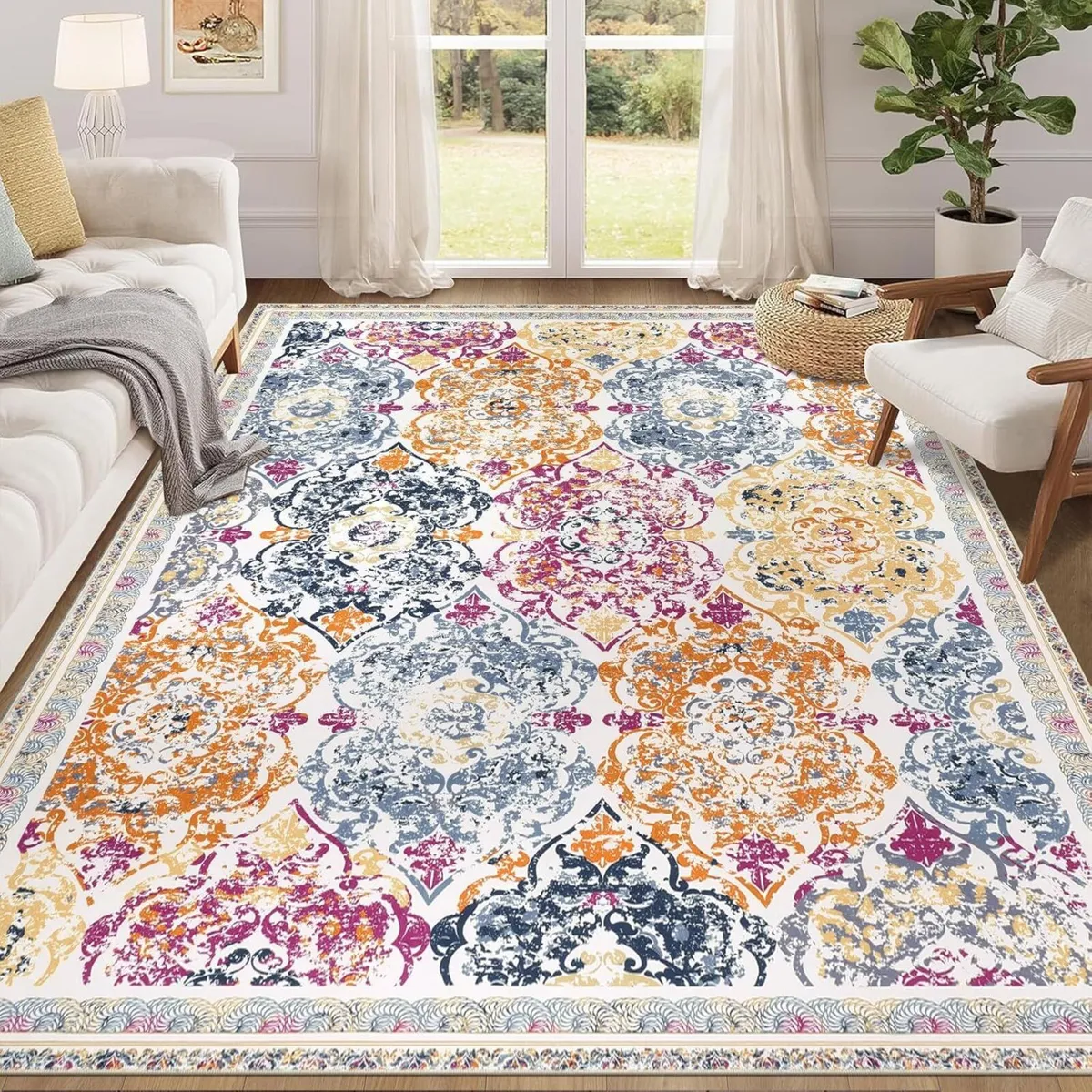 Large Rugs for Living Room 160 x 230cm Vintage - Image 1