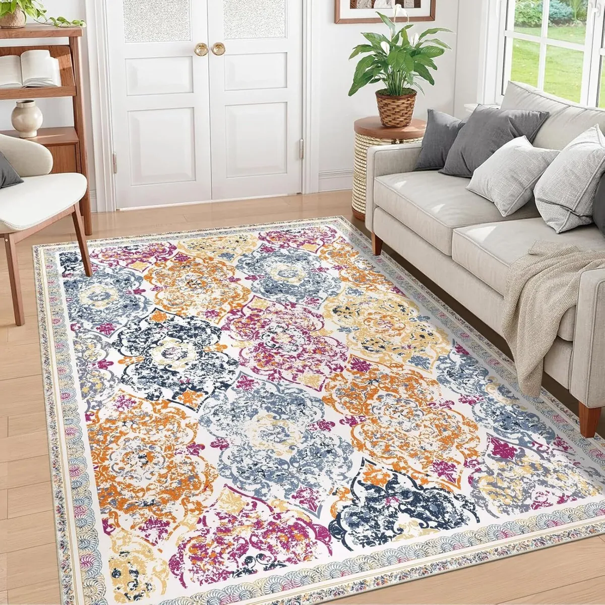 Large Rugs for Living Room 160 x 230cm Vintage - Image 2