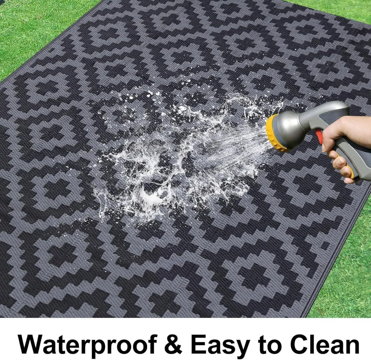 Outdoor Rug Waterproof Large Garden Rugs UV-Resist - Image 2