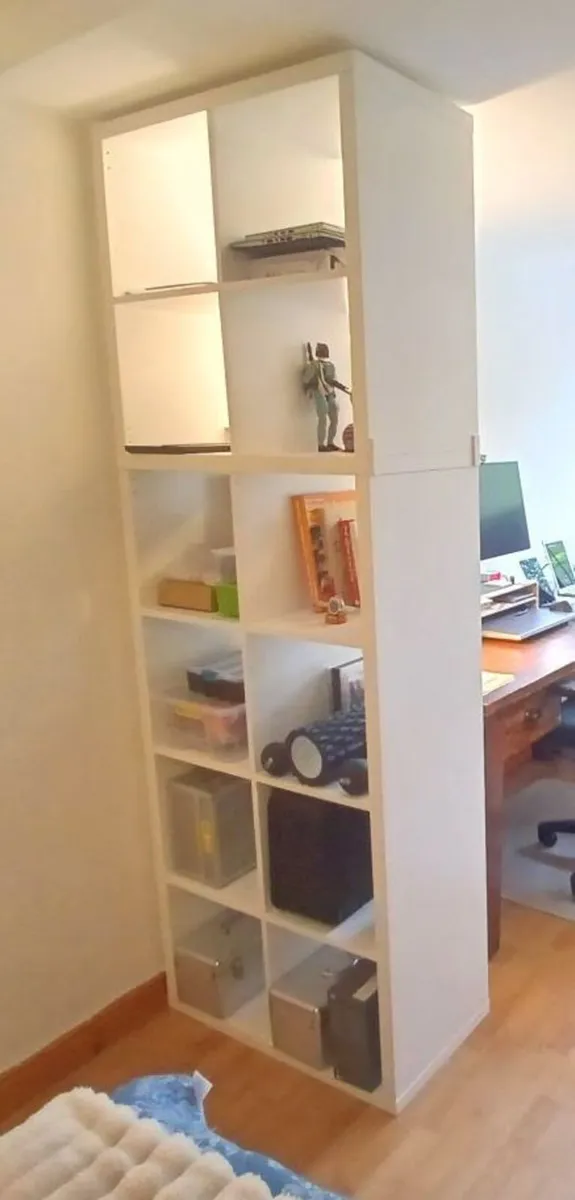 IKEA KALLAX Shelving unit, white 77 x 220,5cm