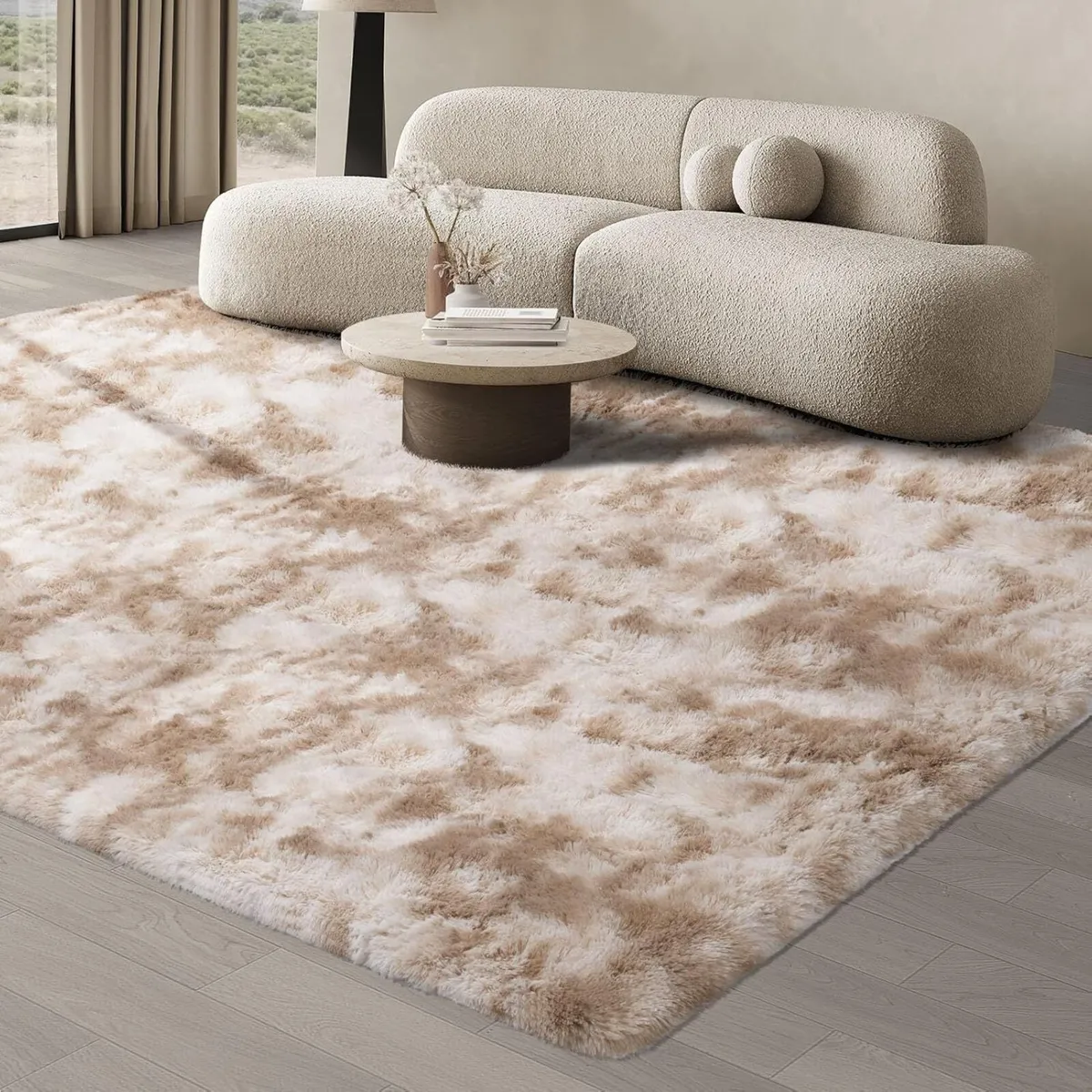 Rugs Living Room 200 x 300 cm Khaki Area Rug Anti - Image 1