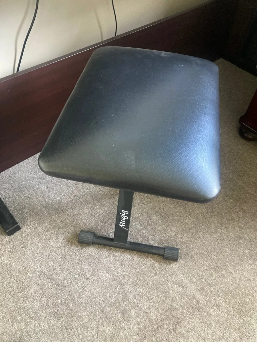 Two Keyboard /Piano Adjustable Bench - Image 2