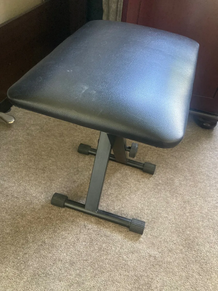 Two Keyboard /Piano Adjustable Bench - Image 4