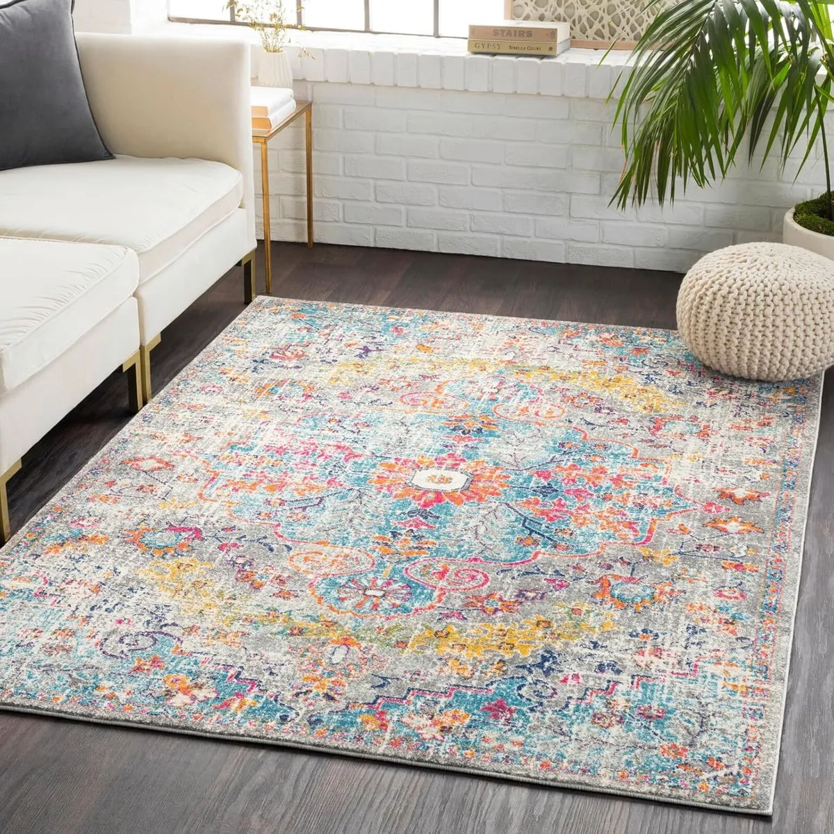 Asmara Vintage Rug for Living Room Dining Kitchen - Image 1