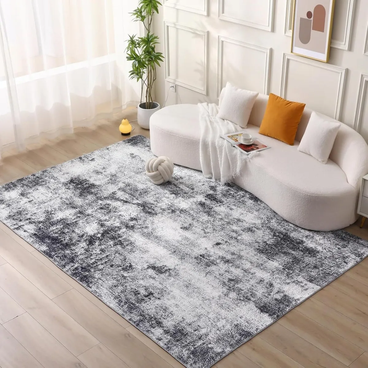 Washable Rugs for Living Room - Ultra Soft Area - Image 1