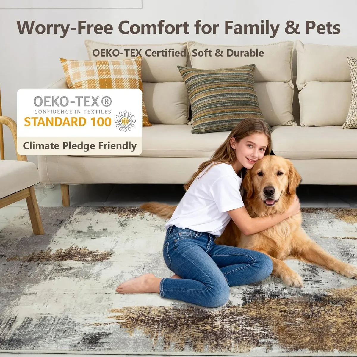 Upgraded 14.5mm Thick Sponge Extra Large Abstract - Image 4