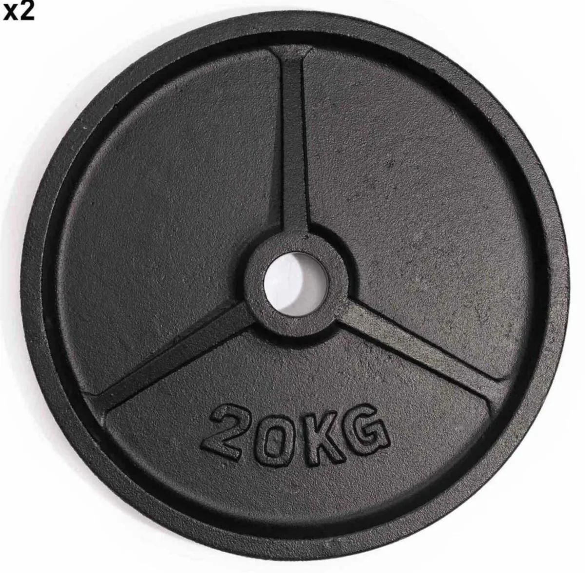 Full set of Gym plates (1.25kg - 25kg) Total 157.5 - Image 1