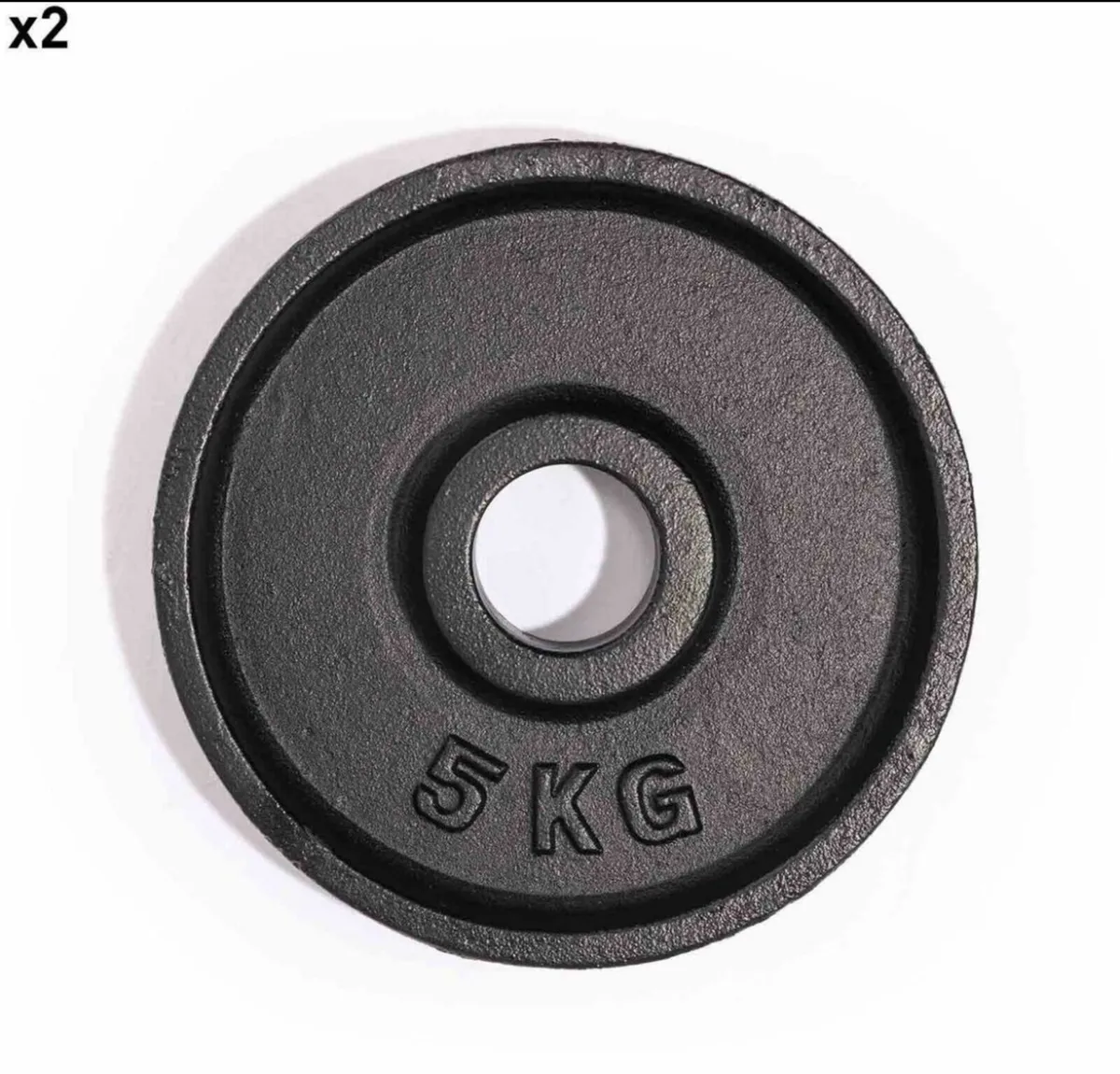 Full set of Gym plates (1.25kg - 25kg) Total 157.5 - Image 3