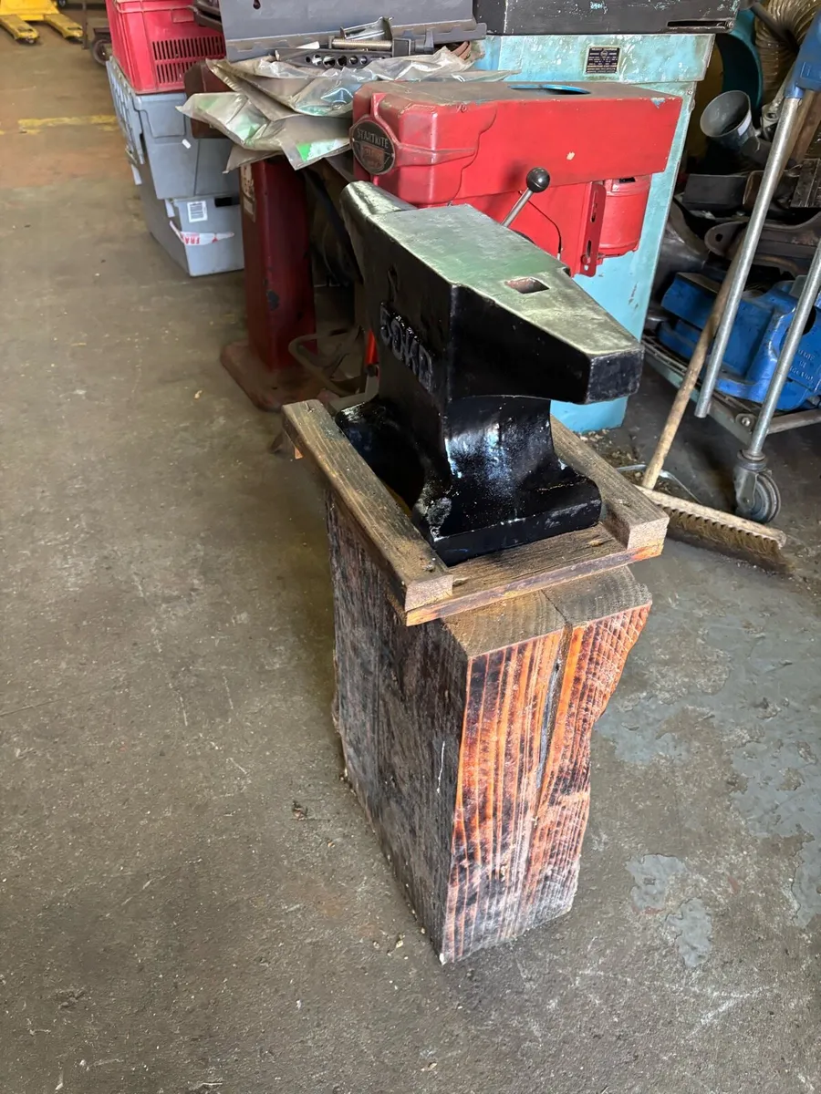 50 kg knife makers anvil & stand - Image 3