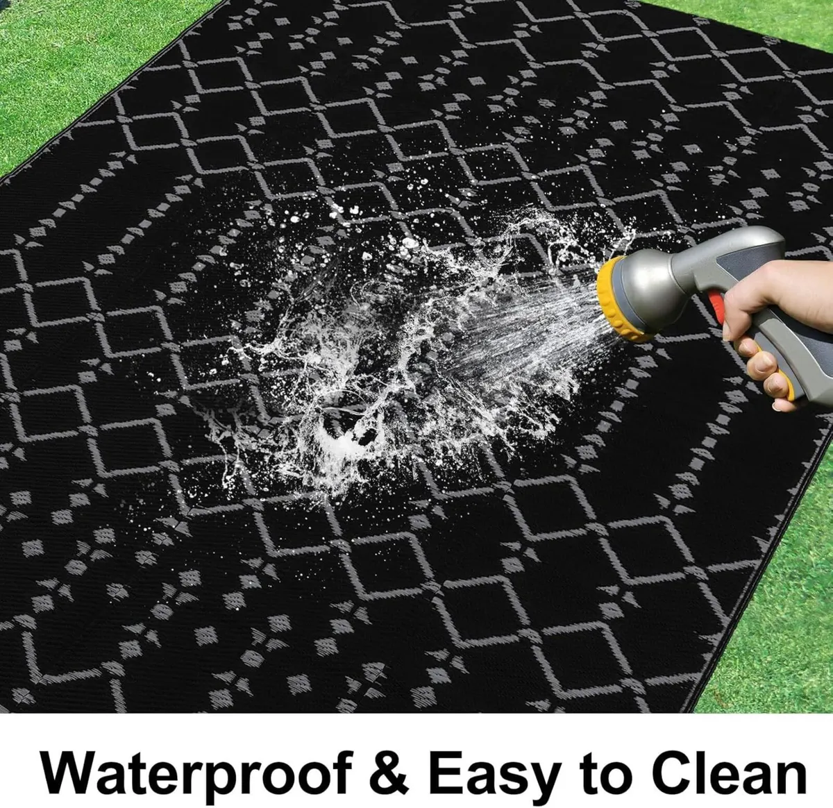 Outdoor Rug 270x360cm Waterproof Reversible - Image 2