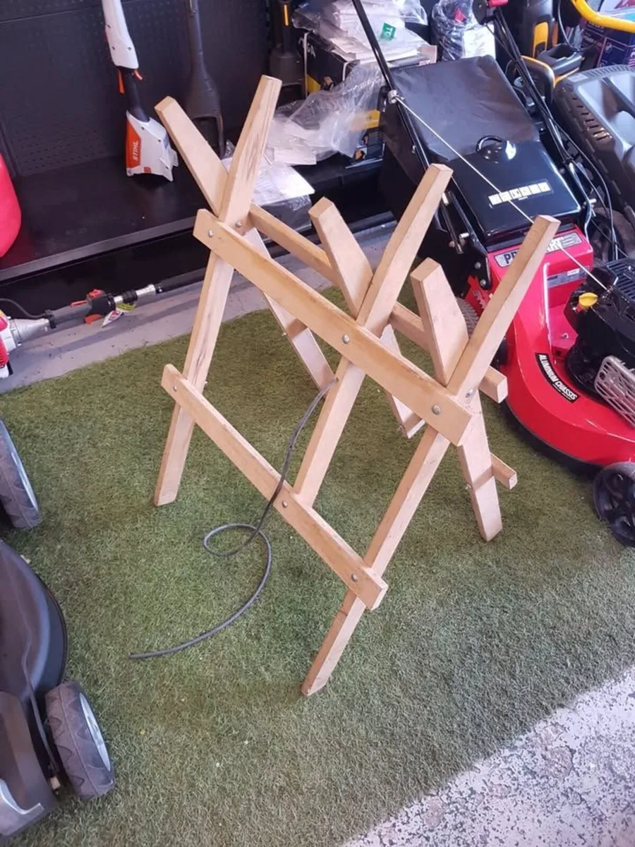 STIHL WOODEN SAW HORSE - FOR SALE - Image 2