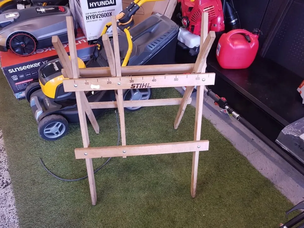 STIHL WOODEN SAW HORSE - FOR SALE - Image 1