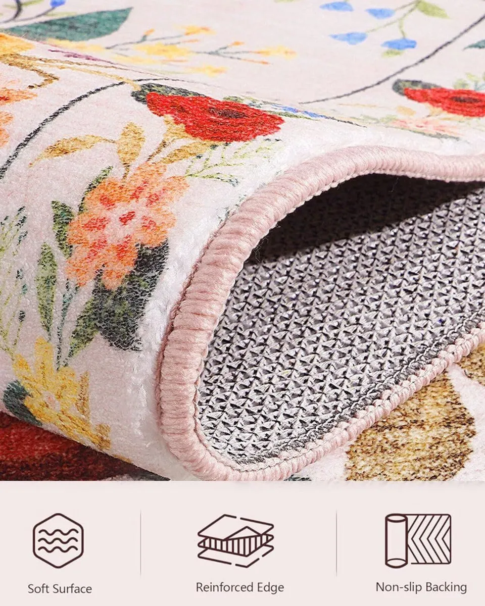 Machine Washable Rugs Living Room 240x300cm Non - Image 2