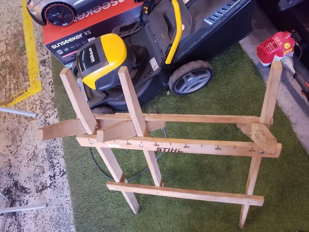 STIHL WOODEN SAW HORSE - FOR SALE - Image 3
