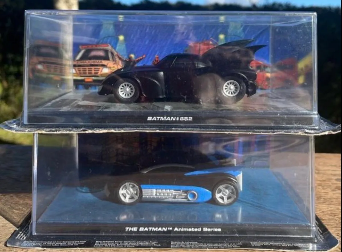 Two Sealed collectors edition Batman model cars - Image 1