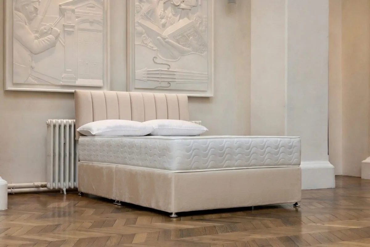 Double Divan Beds With Matttesses - Image 4