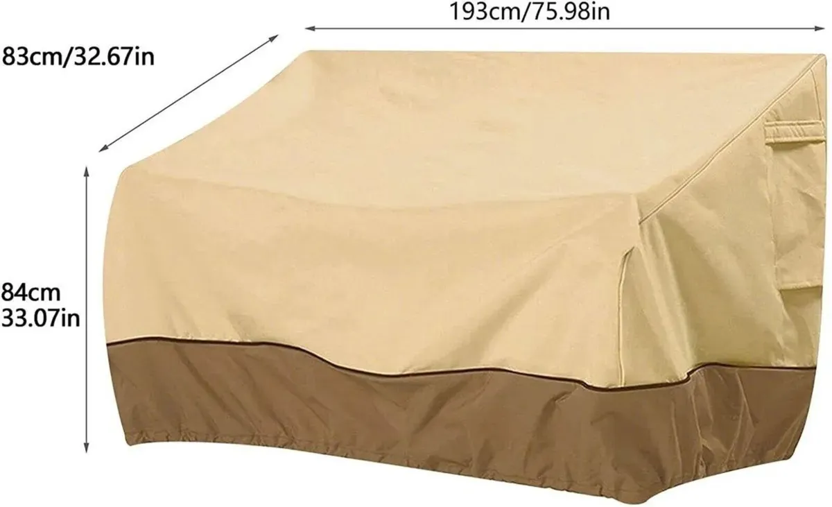 Outdoor Sofa Cover Waterproof UV Protection - Image 1