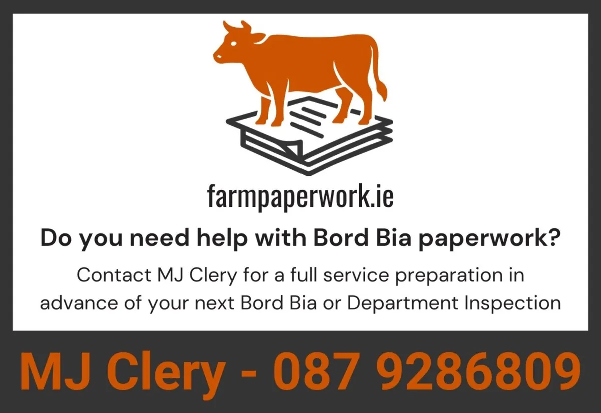 Bord Bia Paperwork (Nationwide)