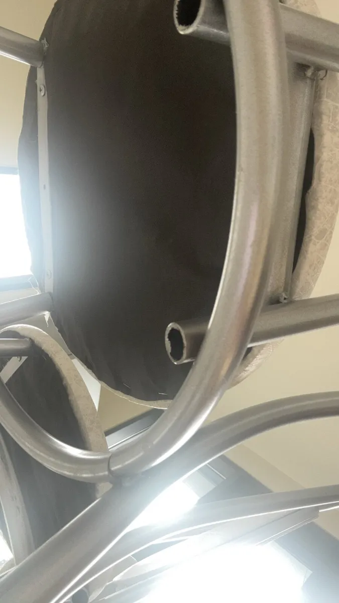 4 Light grey Kitchen chairs - Image 2