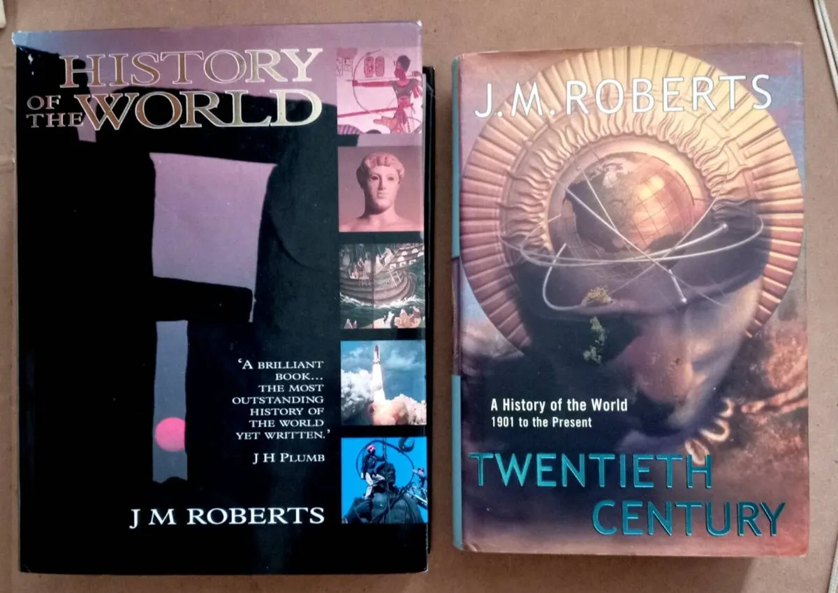 Two History of the World Books JM Roberts - Image 1