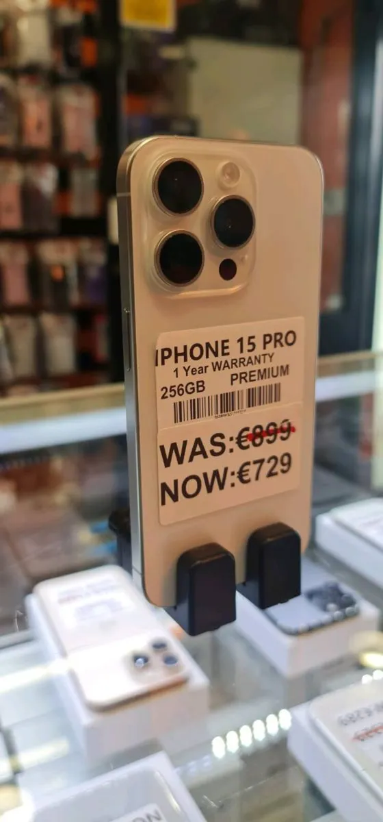 Iphone 15 pro 1 year warranty 256GB - Image 3