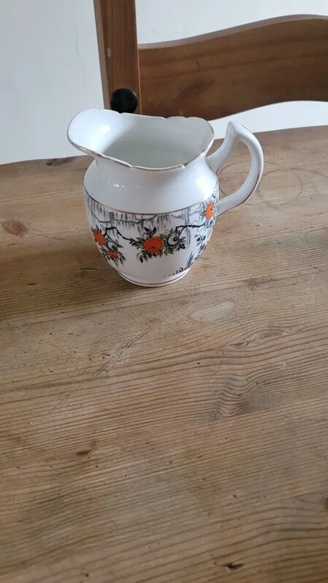 Vintage melba bone china orange tree pattern - Image 1