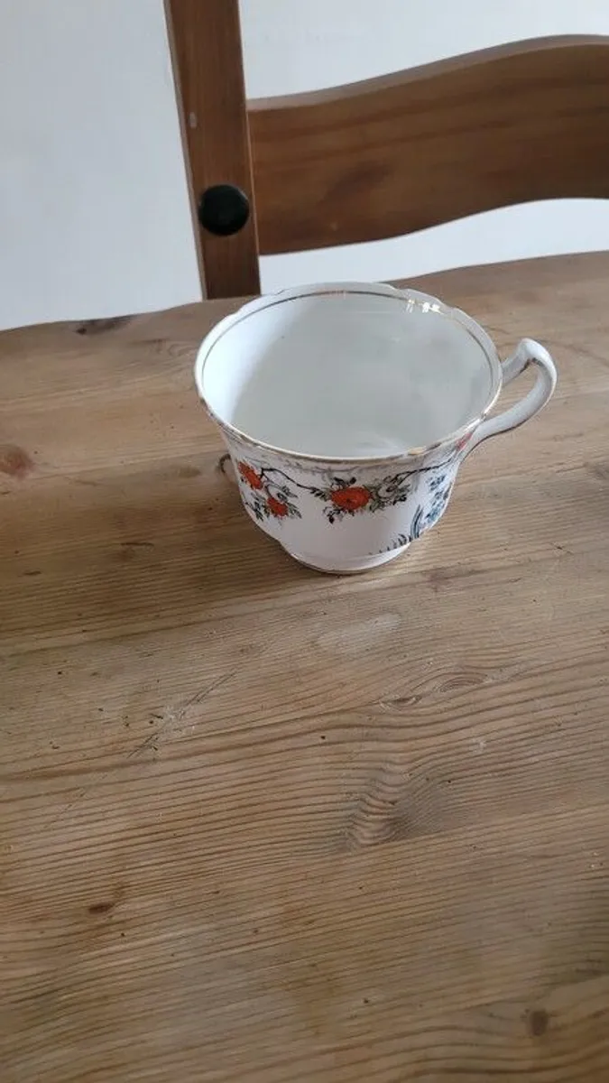 Vintage melba bone china orange tree pattern - Image 2