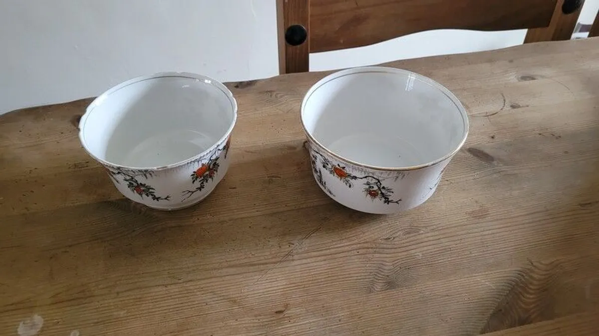 Vintage melba bone china orange tree pattern - Image 3