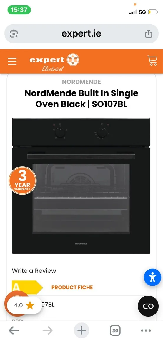 NordMende built in oven - Image 1