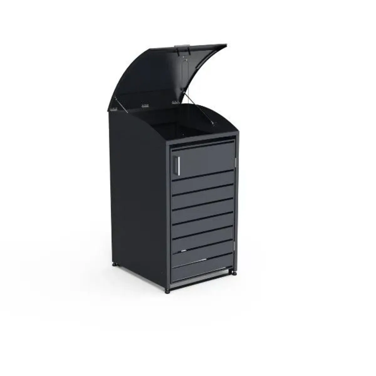3-Bay Premium Curved Crescent Bin Store - Image 4