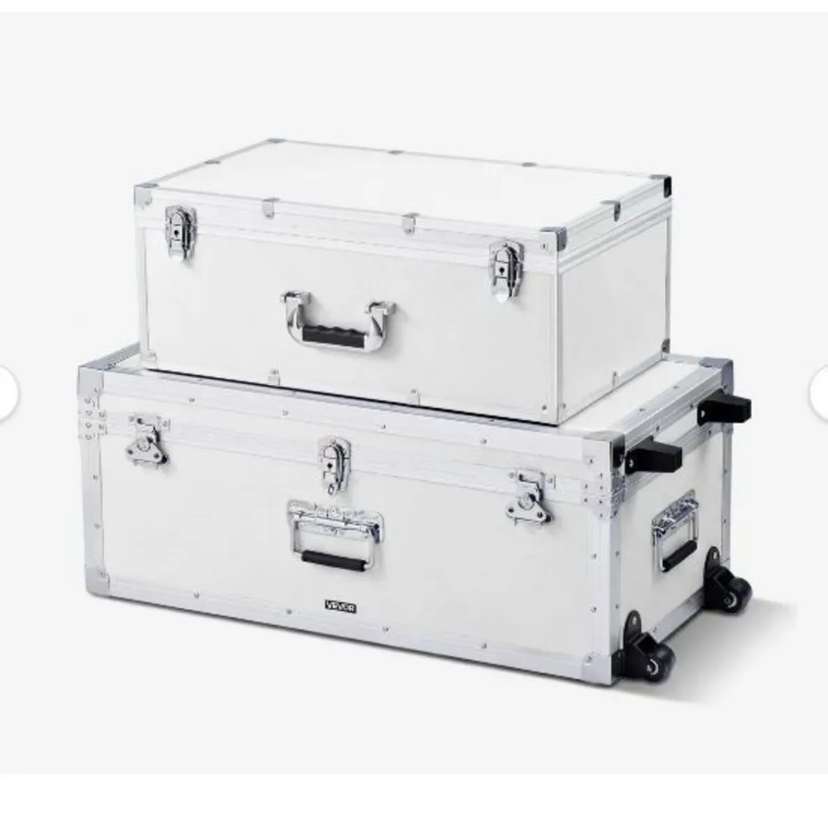 Metal Storage Trunk, Set of 2 - Image 1
