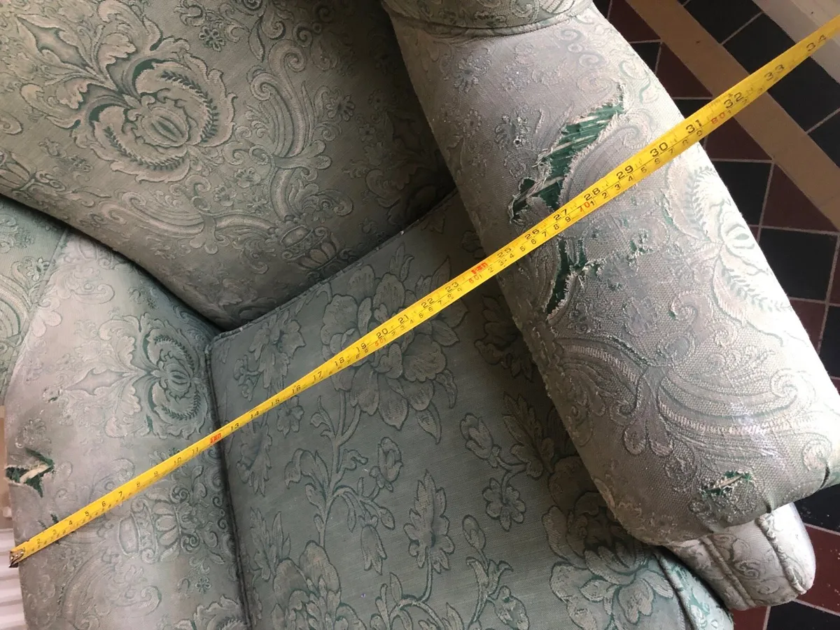 Queen Anne Wingback Chair - Limerick - Image 3