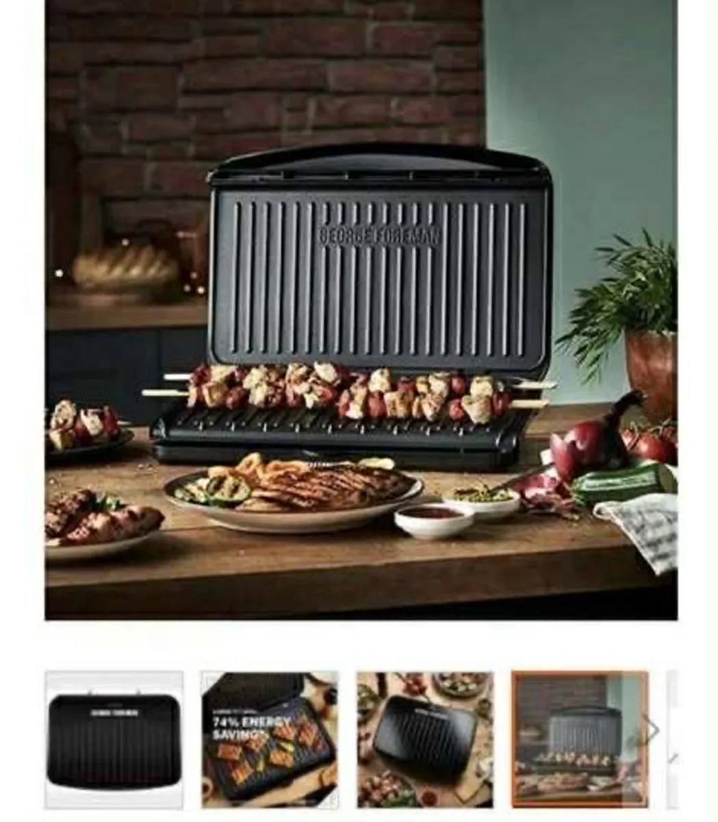 George Foreman LARGE Fit Family Grill - Image 2
