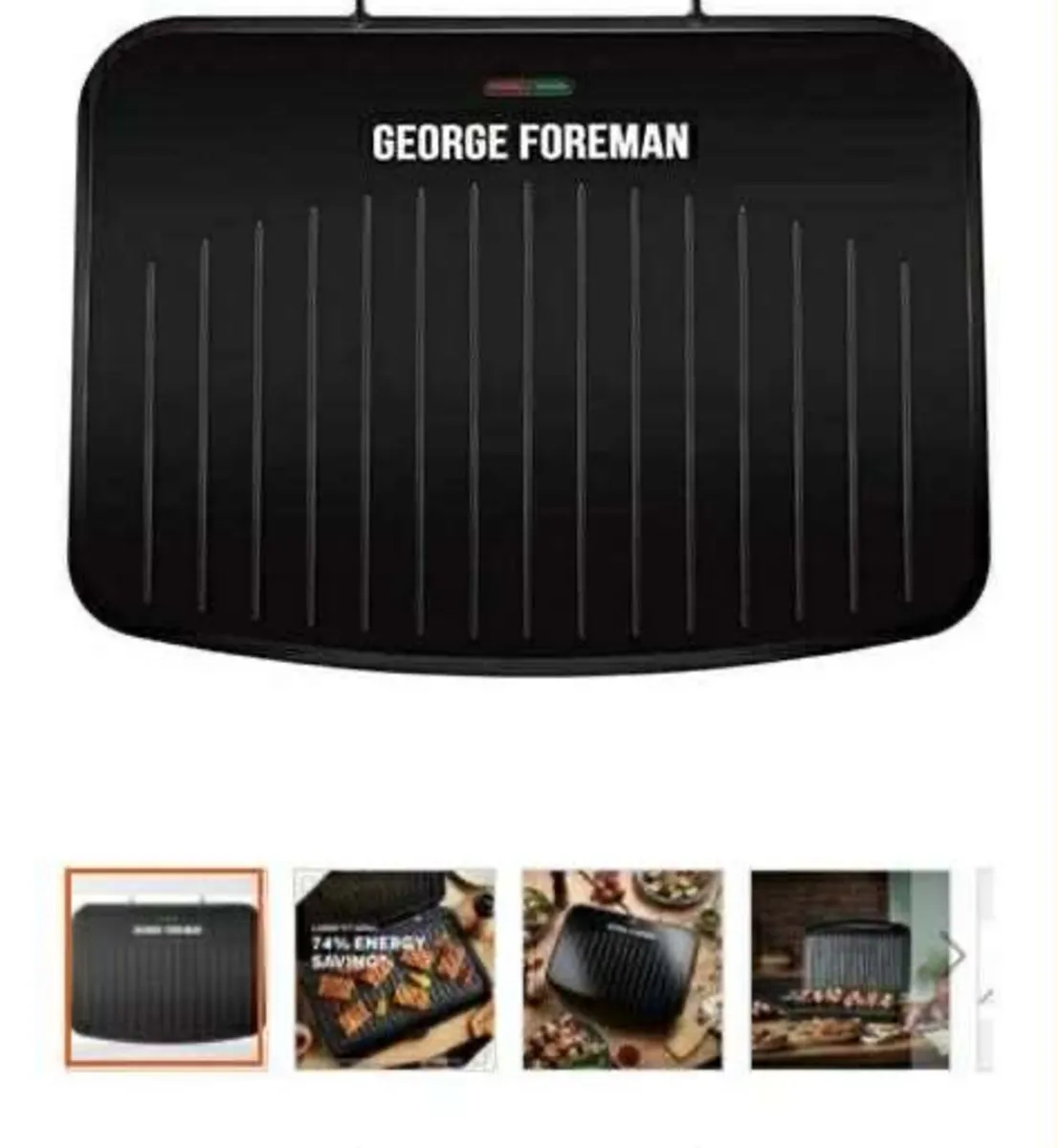 George Foreman LARGE Fit Family Grill - Image 3