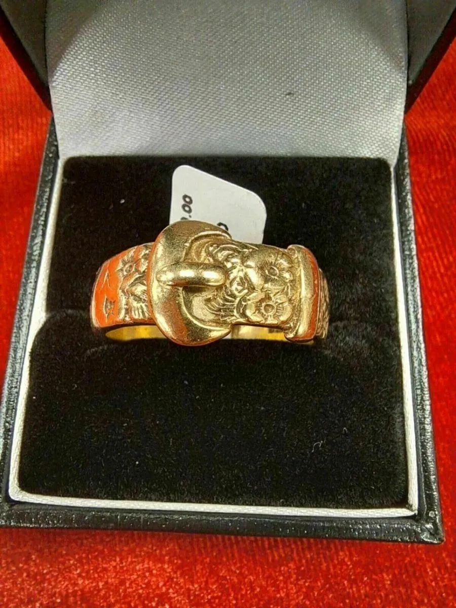 9k Buckle Ring 9CT - Image 1