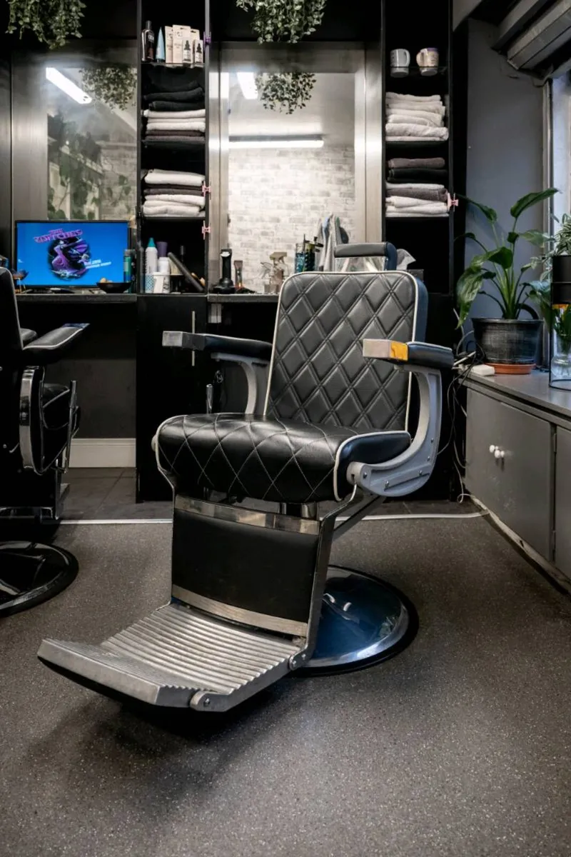 Pair of Barbers chairs - Image 1