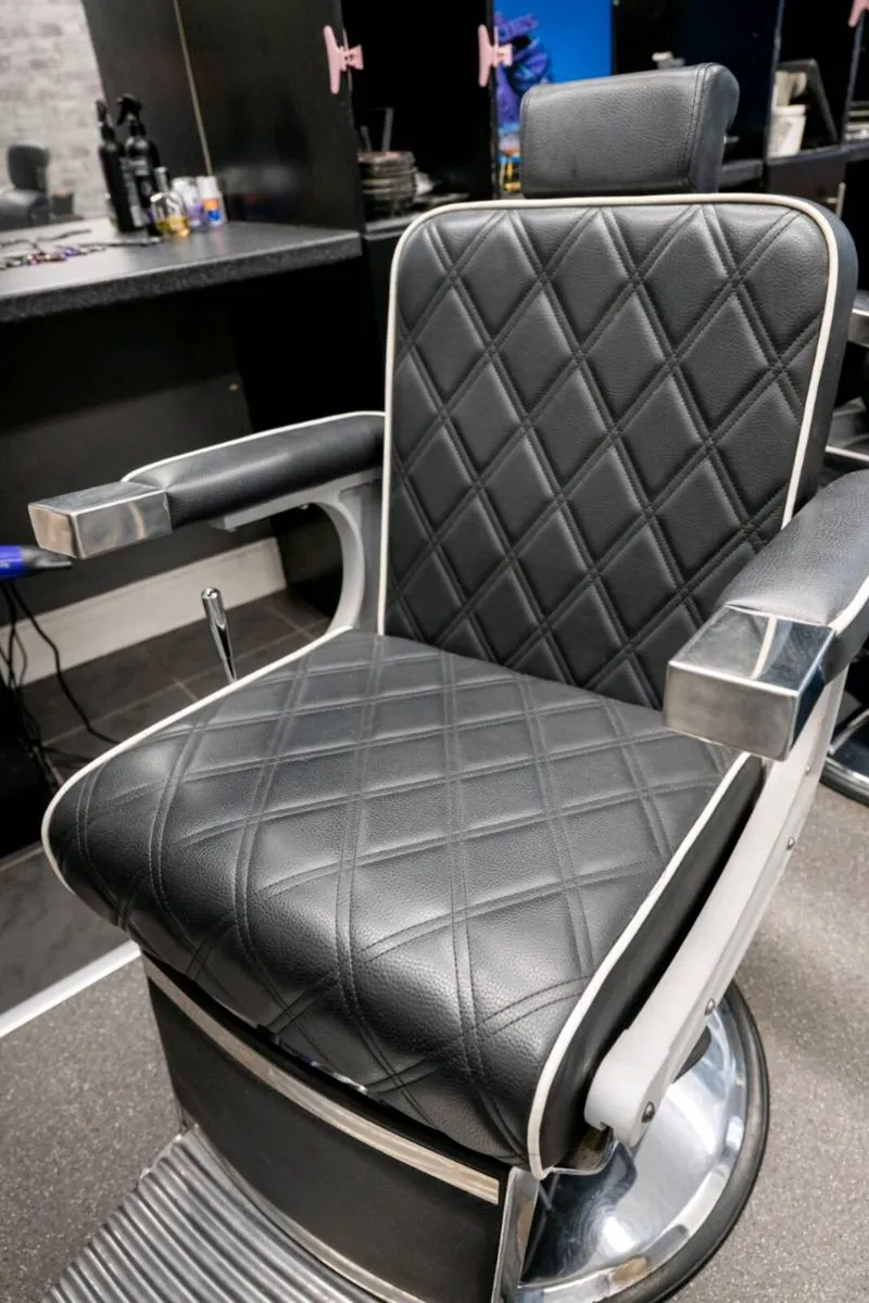 Pair of Barbers chairs - Image 4