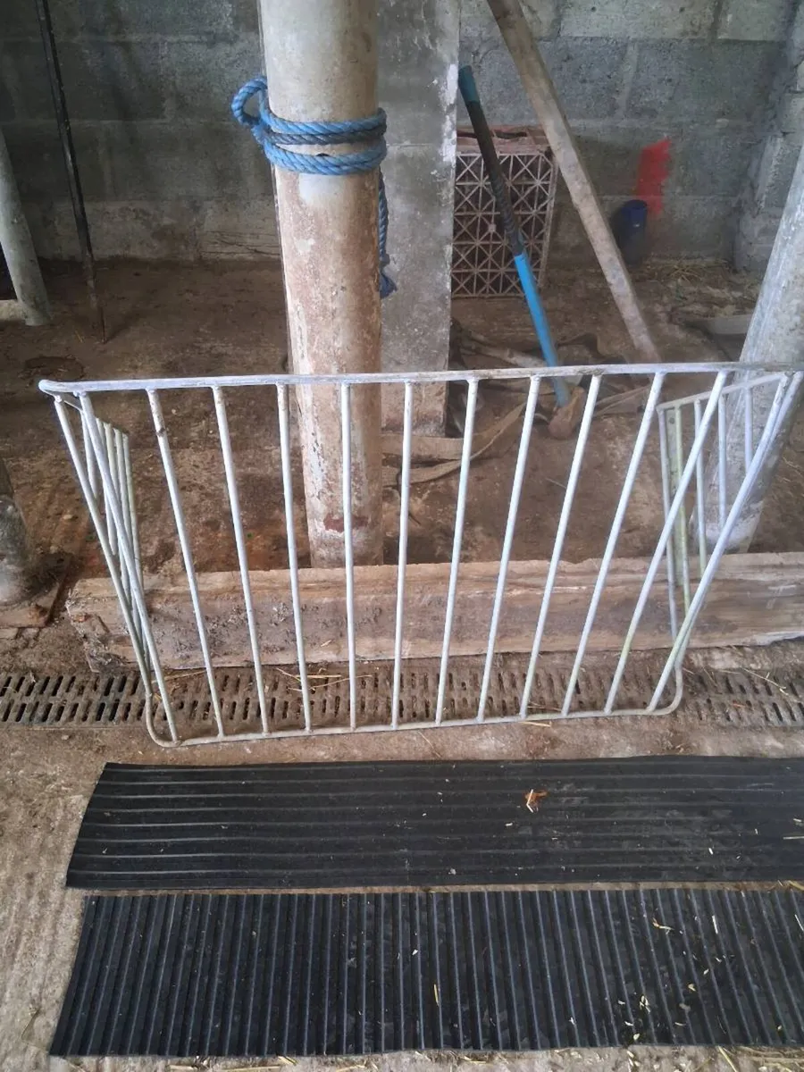 Galvanised Hayracks.