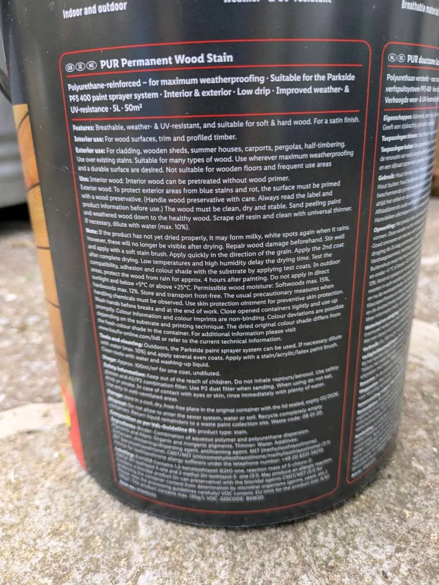 Wood stain free to take away - Image 4