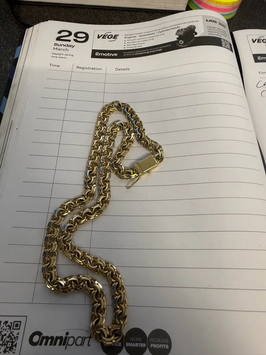 GOLD CHAIN GALIBARDI 14k 585 - Image 2