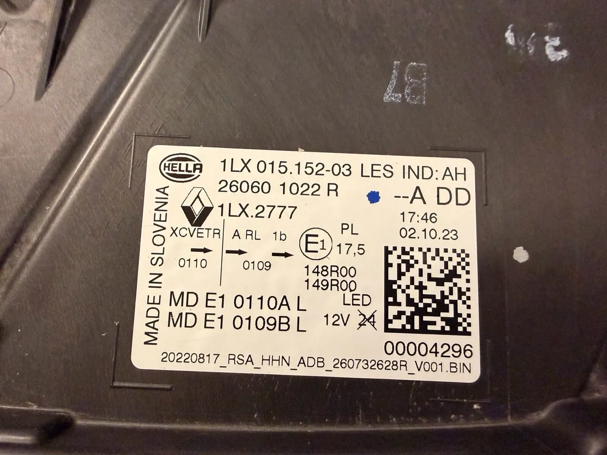 HEADLAMP LEFT /  Renault Austral Techno - Image 3