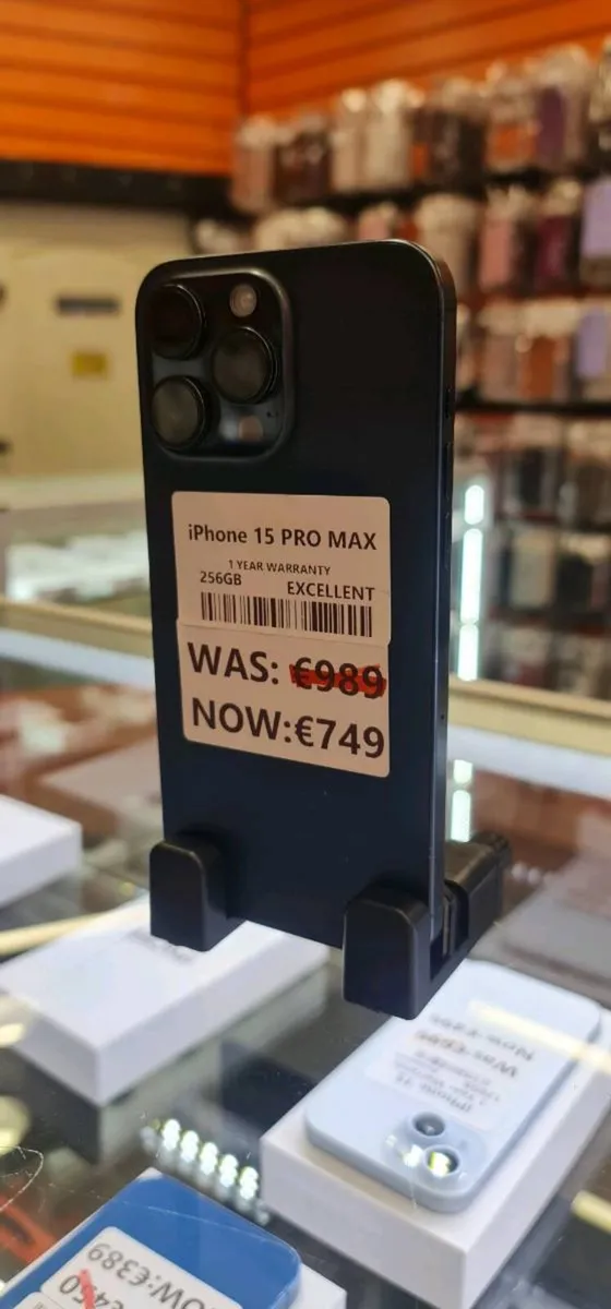 Iphone 15 pro max 1 year warranty 256GB - Image 1