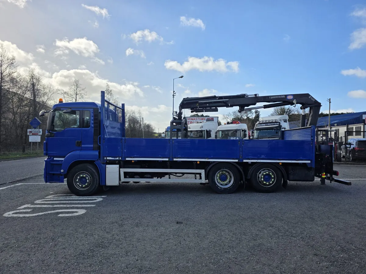 2013 MAN TGS 26.360 6X2 DROPSIDE 20ft Flat - Image 4
