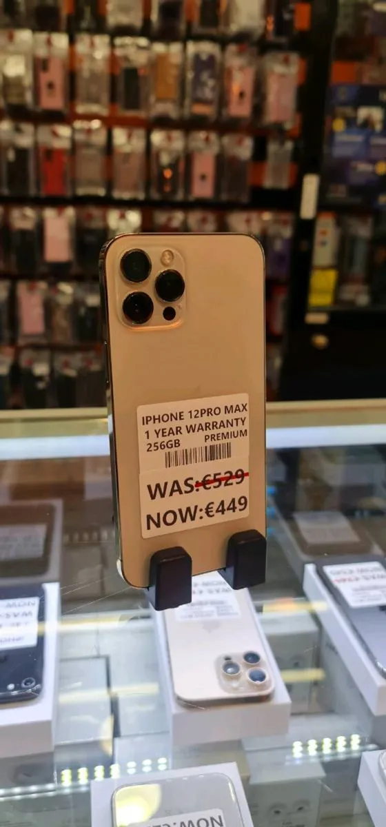 Iphone 12 Pro max 1 year warranty 256GB - Image 1