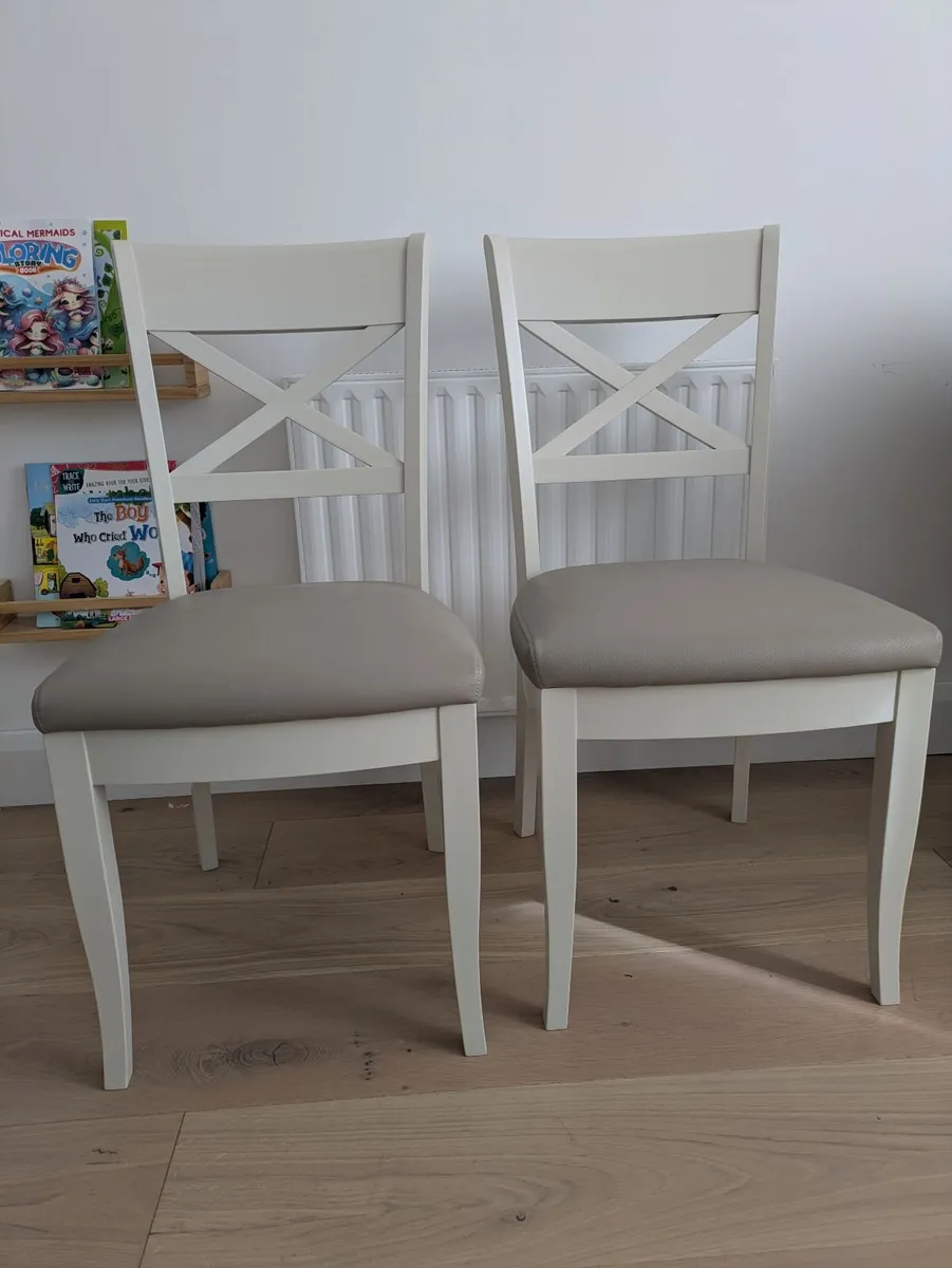 Two Dining chairs (excellent condition) - Image 2