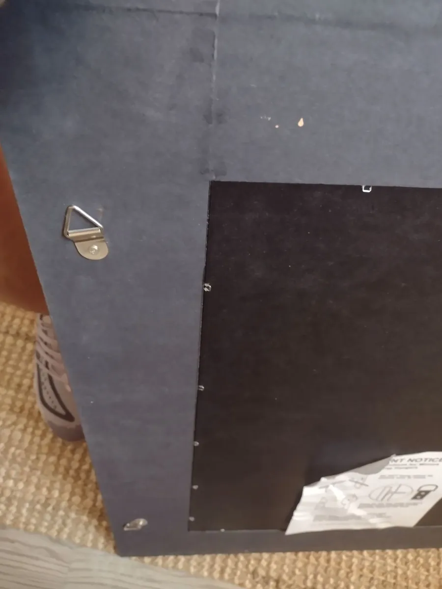 Heavy brown suede Hall/bedroom mirror - Image 3