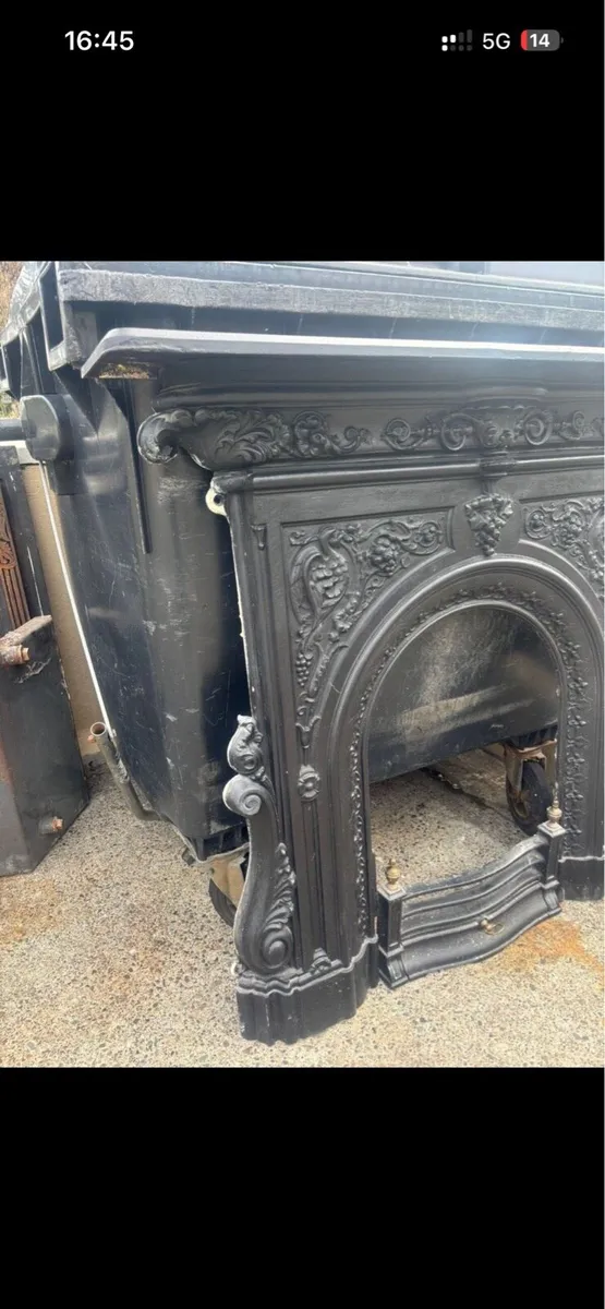 Cast iron fireplace - Image 2