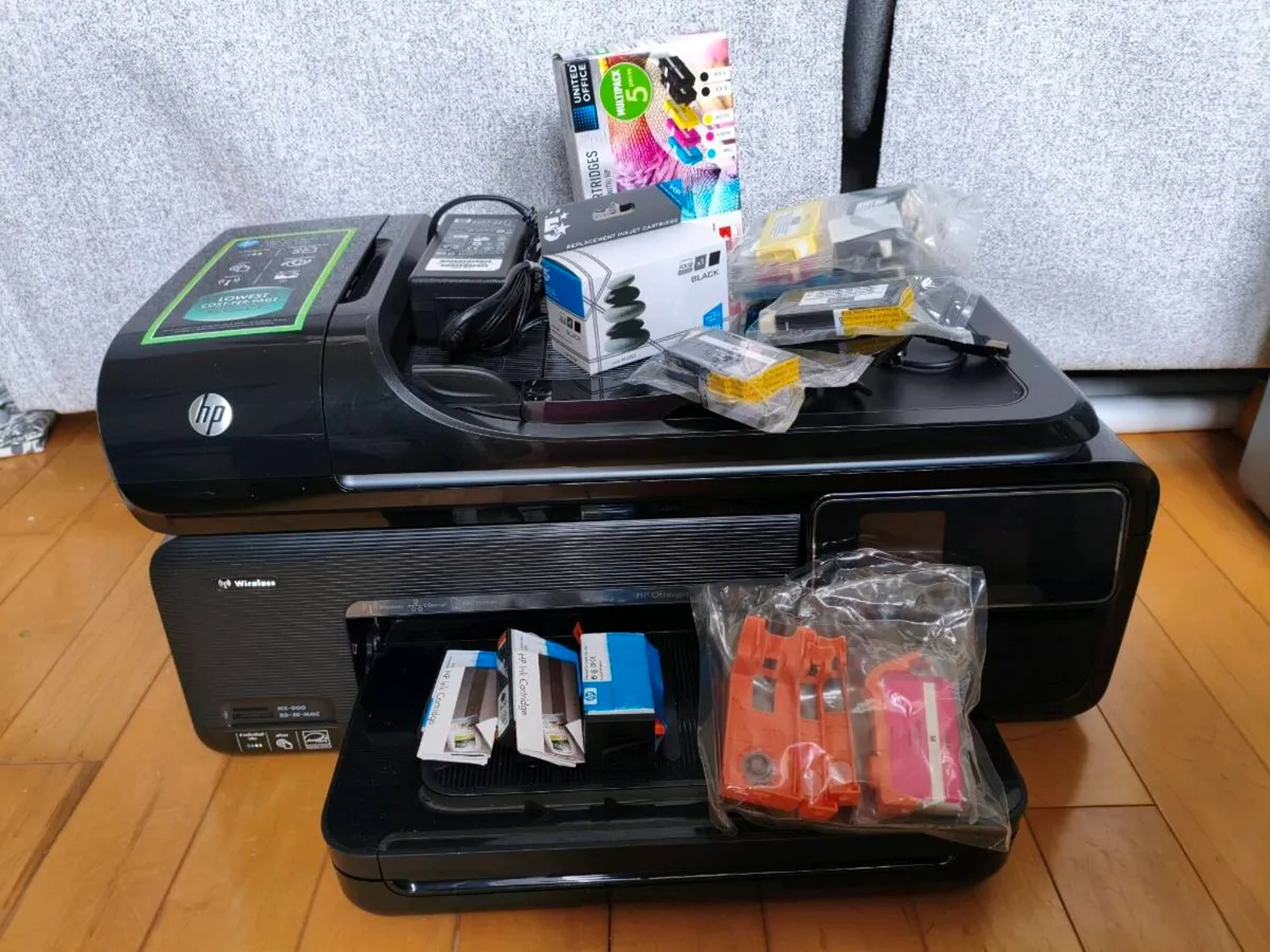 A3 HP 7500a Printer/Scanner/Copier + ink bundle - Image 1